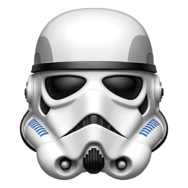 Stormtrooper head sticker