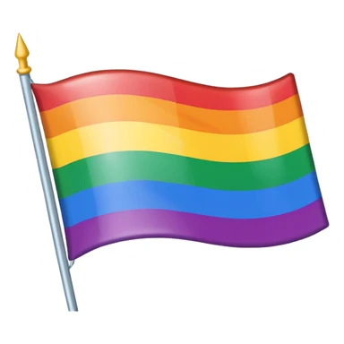 LGBTQ+ flag sticker