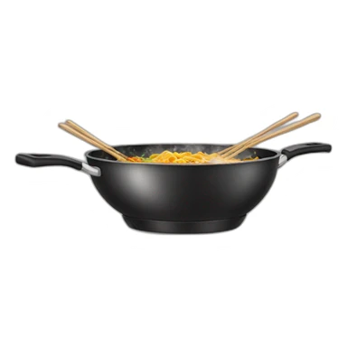 cooking wok sticker