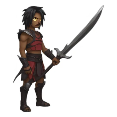 Akaza démon slayer sticker