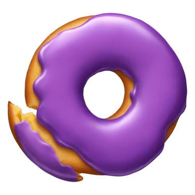 Purple donut  sticker