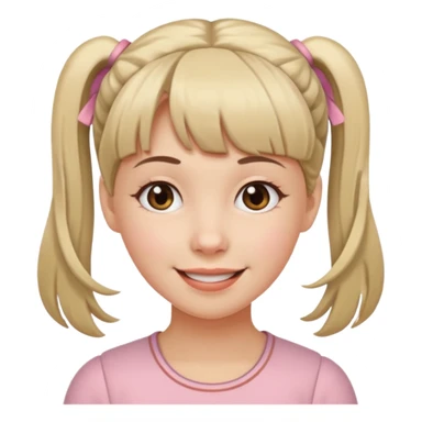 It's a trend setter that gives information related to all kinds of skin and beauty, but it's mild, has bangs and pigtails. It's a little cute and smiling, but it has to be an adult and pure sticker
