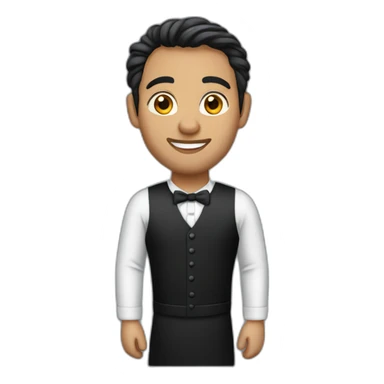 Crispy afghan born waiter sticker