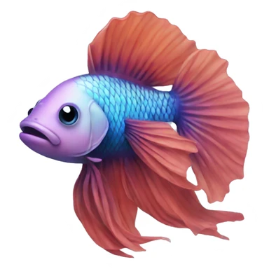 beta fish sticker