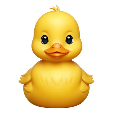 Cinematic Noble Yellow Baby Duck Portrait Emoji, Poised and regal, with a tiny, delicate build and a vibrant, well-groomed bright yellow downy coat, deep-set soulful bright eyes, Simplified yet sharp and sophisticated features, highly detailed, glowing with a soft, dignified glow, high shine, intelligent and charming, stylized with an air of youthful elegance, focused and attentive, soft glowing outline, capturing the essence of a watchful and confident little duckling, so majestic it feels as though it could peep out of the screen with effortless authority! sticker