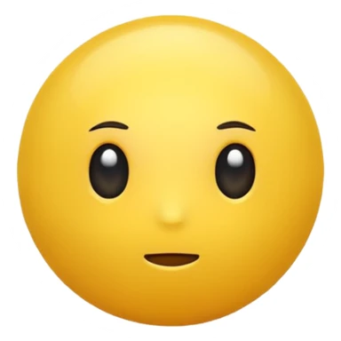 hard stare normal emoji sticker