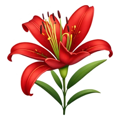 make it a red lilly sticker