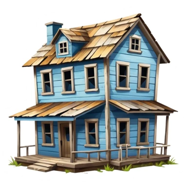 abandoned house sticker