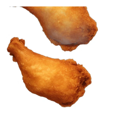 fried chicken leg sticker