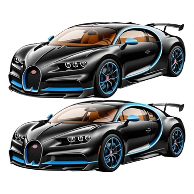 BUGATTI CHIRON SS 300+ WR ÉDITION  sticker
