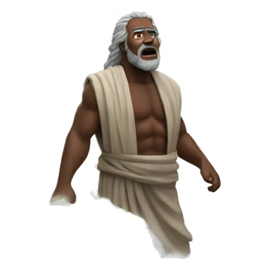 Moses parting the Red Sea sticker