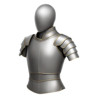 faceless mannequin brilliant torso armor sticker