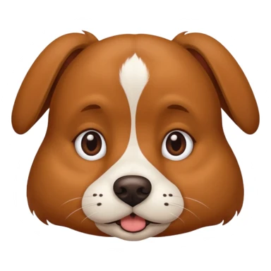 Perro con un lazy sticker