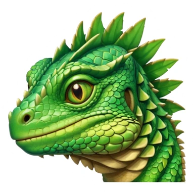 iguana's face dizzy sticker