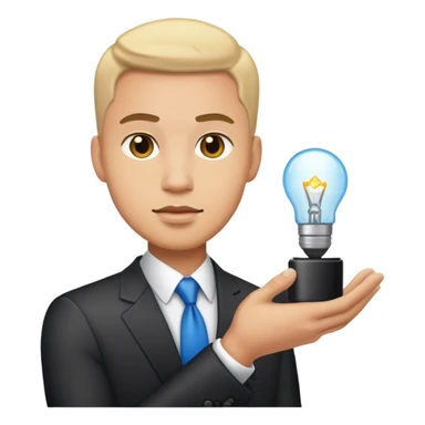 businessman Photorealistic sticker