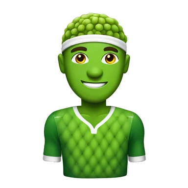 Glamour pickle ball for men sticker