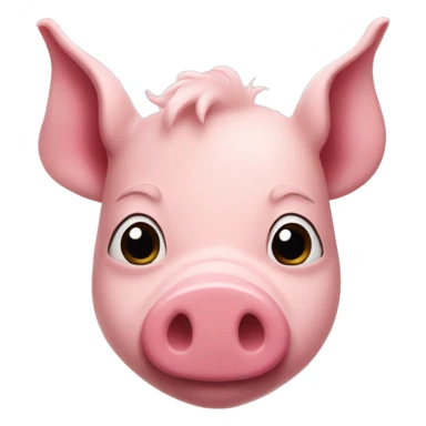 pig with the boy in pink heard sticker