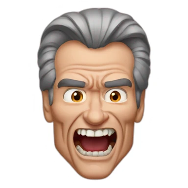 arnold schwarzenegger noteeth dracula sticker