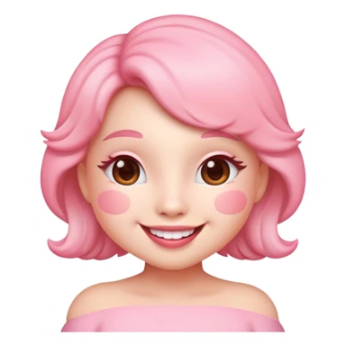 cute pink coquette ios emoji sticker