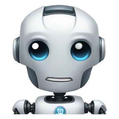 Un robot dando las gracias sticker