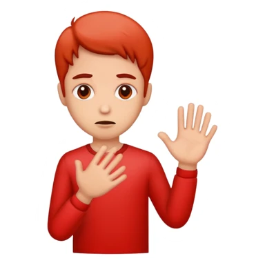 Caught red-handed sticker