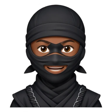 Ninja con ojos de enamorado  sticker