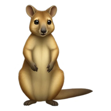 smart quokka wallaby sticker