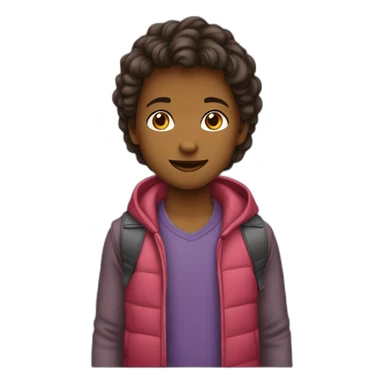 Garçon embrasse une fille sticker