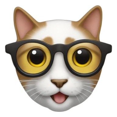 Chat qui fait d ela trompete sticker