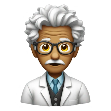 mad scientist sticker