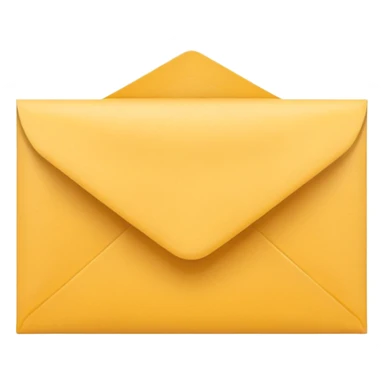 A simple emoji-style icon of a yellow manila envelope with subtle paper texture, clean edges, and a small graduation NUMBER  2017 group-photo icon on the front, graduation icon  sticker