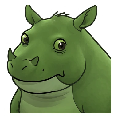 Rhino sticker