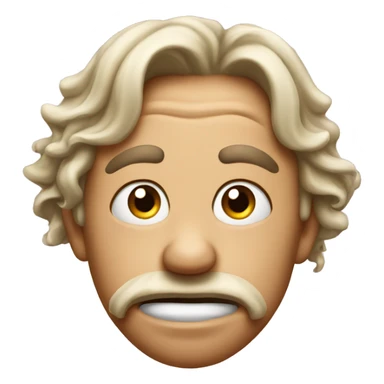 scrunched nose sticker