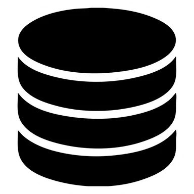 Stack of coins icon, black filled, urban theme, outline style sticker