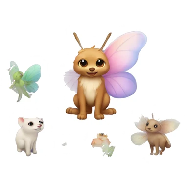 Fairy animals  sticker