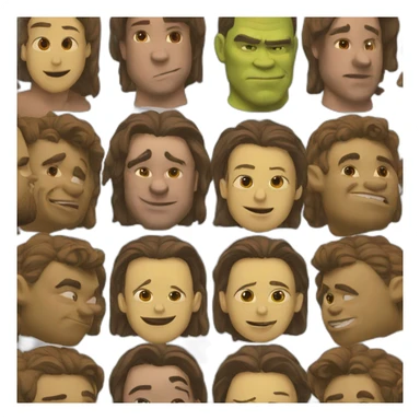 alen and shrek sticker