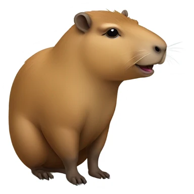 Capybara school teacher sticker