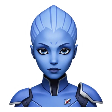 Liara T'Soni from Mass Effect sticker