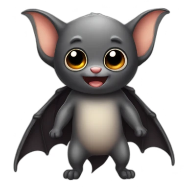 Cute little Bat  sticker