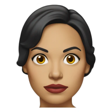 Rosario Dawson serious sticker