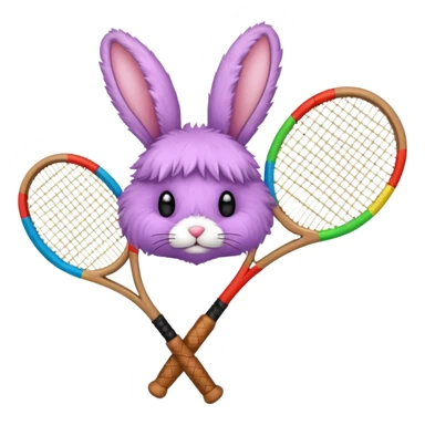 Tennis-Racket Animals sticker