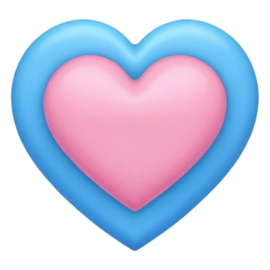 Pink and blue heart with IWSS in the middle sticker