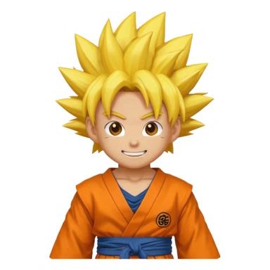 I want emoji of Goku sticker