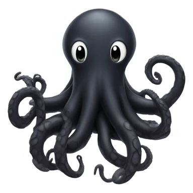 black tentacle sticker