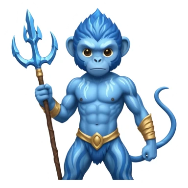 water elemental monkey warior sticker