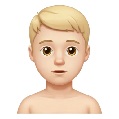 White boy with downsindrome sticker