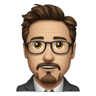 rober downey jr sticker