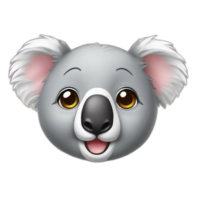 A cute koala sticker