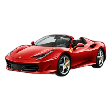 Mickey mouse in a ferrari sticker