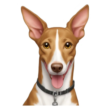 podenco andaluz sonriente sticker